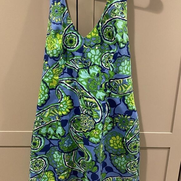 Jones of New York! Blue and Green Dress - Picture 2 of 11